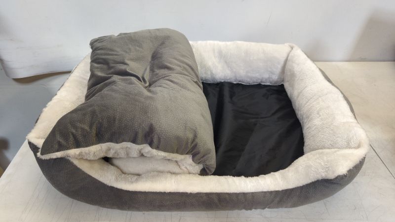 Photo 2 of JEMA Dog Beds for Medium Dog Bed Washable, Comfortable Round Cute Durable Pet Beds with Removable Pillow