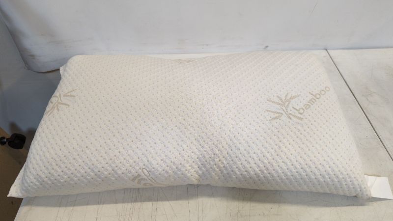 Photo 3 of Snuggle-Pedic Shredded Memory Foam Pillow - The Original Cool Pillows for Side, Stomach & Back Sleepers - Sleep Support That Keeps Shape - College Dorm Room Essentials for Girls and Guys - Standard
