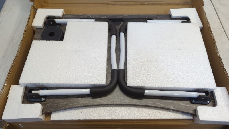 Photo 1 of Laptop Bed Desk Lap Tray: Large Portable Foldable laptray Computer bedtray Table for Writing Reading Eating Breakfast XXL lapdesk on Low Sitting Floor or Adult Laying Couch
