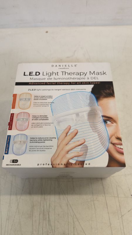 Photo 1 of DANIELLE CREATIONS 3 In 1 LED Light Therapy Treatment Mask
