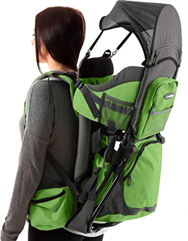 Photo 1 of Luvdbaby Premium Baby Backpack Carrier for Hiking - Baby Carrier Backpack for Toddlers - Ergonomic Hiking Child Carrier Backpack
