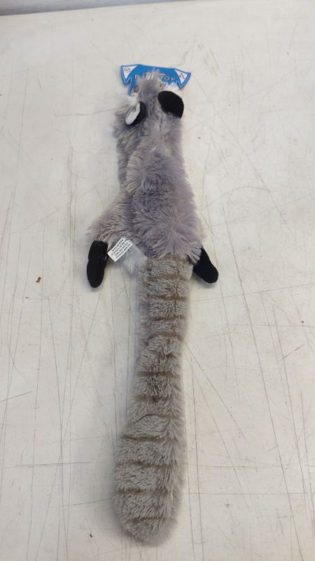 Photo 1 of WORLD OF PETS Raccoon plush toy With Double Squeaker