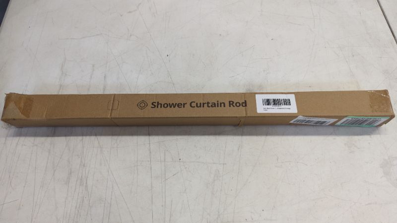 Photo 2 of Black Shower Curtain Rod for Bathroom, 45-72 Inches, Never Rust, No Drill, Extendable Tension Rod for Closet, Laundry Room, Window, RV
