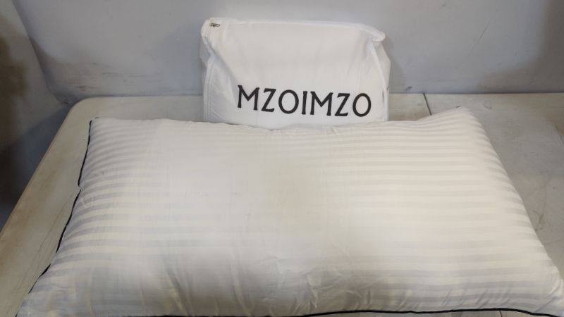 Photo 3 of SEMZSOM Bed Pillows for Sleeping Standard Size, Set of 2- Cooling, Luxury Hotel Quality with Premium Soft Down Alternative Filling for Back, Stomach or Side Sleepers
