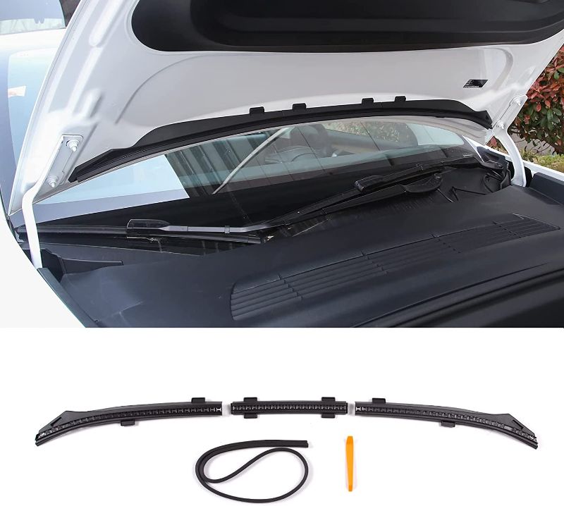 Photo 1 of Bomely Fit 2020 2021 2022 2023 Tesla Model Y Front Trunk Hood Rubber Seal Water Retaining Strip Vent Protector Guard for Model Y Accessories
