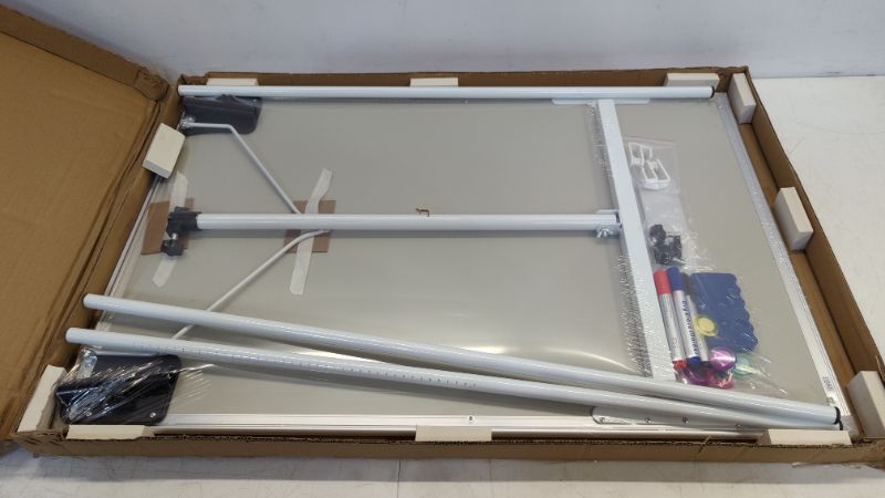 Photo 3 of Easel Whiteboard - Magnetic Portable Dry Erase Easel Board 36 x 24 Tripod Whiteboard Height Adjustable, 3' x 2' Flipchart Easel Stand White Board for Office or Teaching at Home & Classroom
