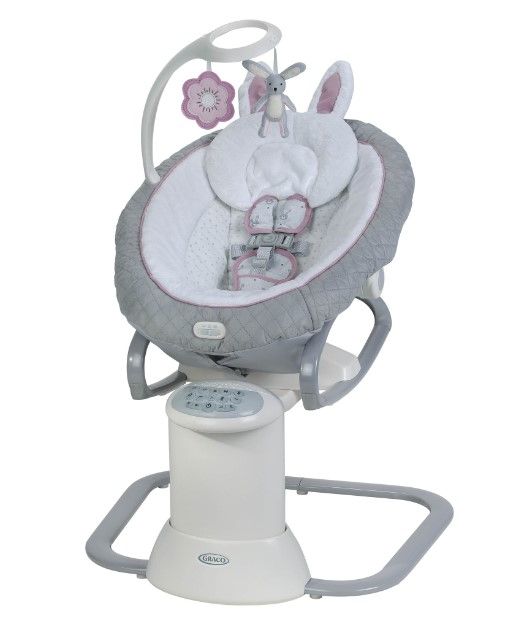 Photo 1 of Graco EveryWay Soother Baby Swing with Removable Rocker, Josephine*** NEEDS NEW POWER CORD, AND NEW BATTERIES***
