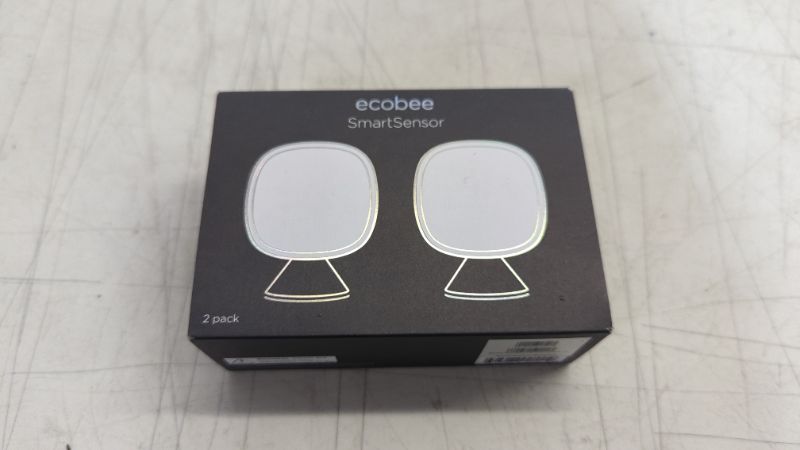 Photo 2 of ecobee Smart Sensor 2 Pack - Comfort, Security, Energy Savings - Smart Home - Compatible with ecobee Smart Thermostats for Home