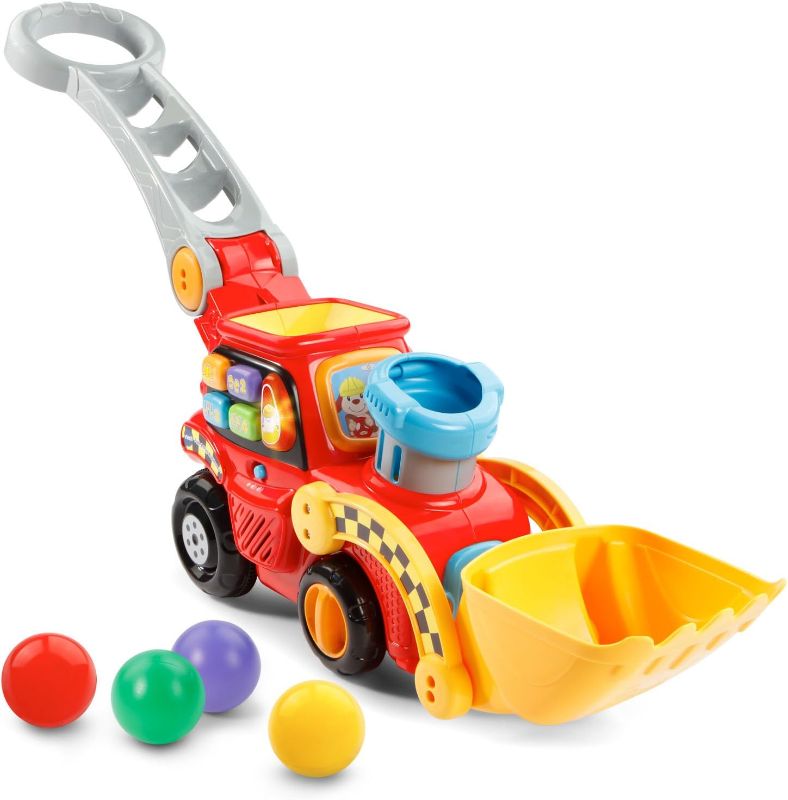 Photo 1 of VTech Pop-a-Balls Push and Pop Bulldozer Amazon Exclusive,Red
