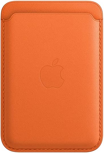 Photo 1 of Apple Leather Wallet with MagSafe (for iPhone) - Now with Find My Support - Orange ???????
