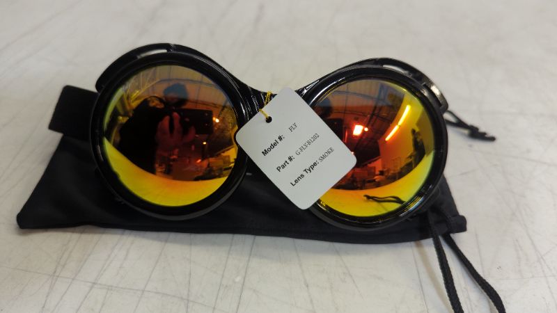 Photo 2 of ArcOne The Fly Safety Goggles - Full Coverage Round Lens
