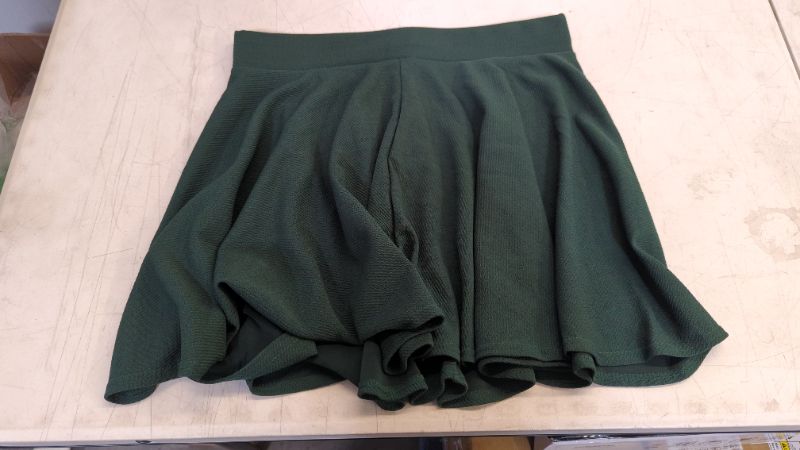 Photo 2 of Urban CoCo Women's Vintage Velvet Stretchy Mini Flared Skater Skirt XL
