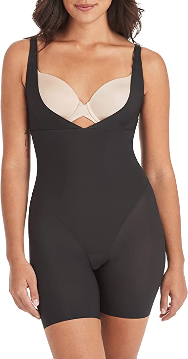 Photo 1 of Maidenform Womens Firm Control Open-Bust Body Shaper, Wear Your Own Bra Adjustable Shapewear
