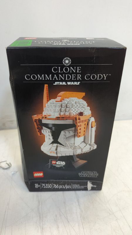 Photo 1 of LEGO Star Wars Clone Commander Cody Helmet 75350 Collectible Set for Adults, The Clone Wars Memorabilia, Collection Gift Idea, Decor Display Model,766 Pieces