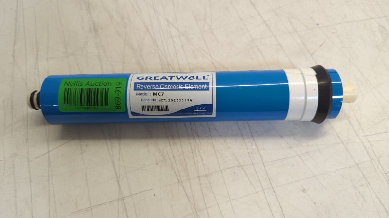 Photo 2 of iSpring Greatwell Reverse Osmosis Membrane 75 GPD 11.75” X 1.75”, Replacement Fits Standard Under Sink RO Drinking Water Filtration System, MC7