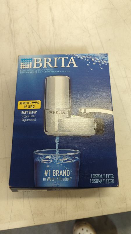 Photo 2 of Brita Tap Water Faucet Filtration System - Chrome