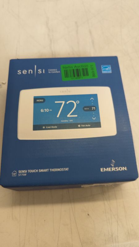 Photo 2 of Sensi Touch Smart Programmable Wi-Fi Thermostat-Works with Alexa, C-Wire Required