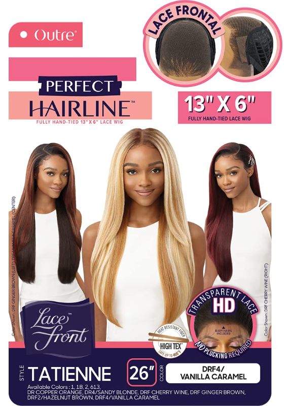 Photo 1 of Outre Perfect Hairline 13x6 HD Lace Front Wig TATIENNE (1B)
