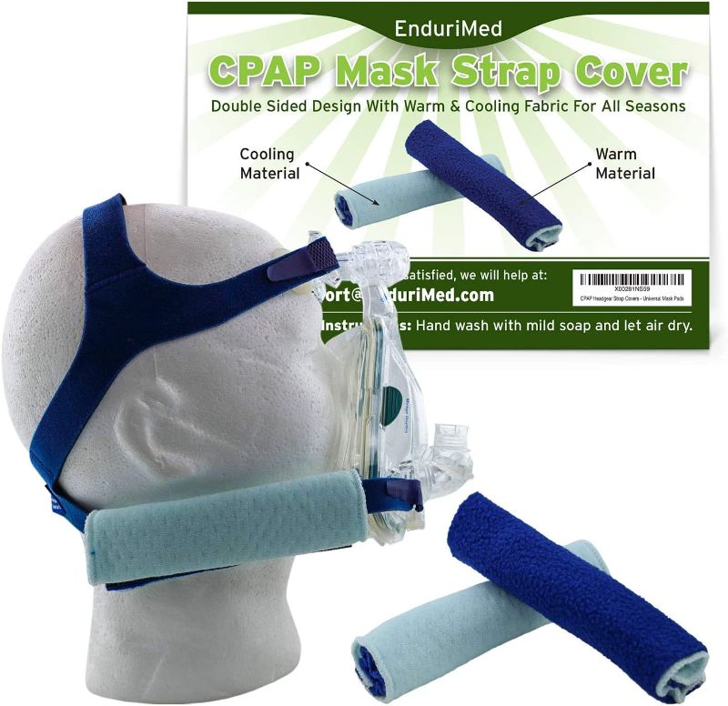 Photo 1 of CPAP Strap Covers - Premium CPAP Strap Cushions by Endurimed - 2X CPAP Strap Cover – Superior Comfort Pads to Wrap Headgear Mask Strap for Resmed Airfit Airtouch f20 f30i, Dreamwear, & Other Models
