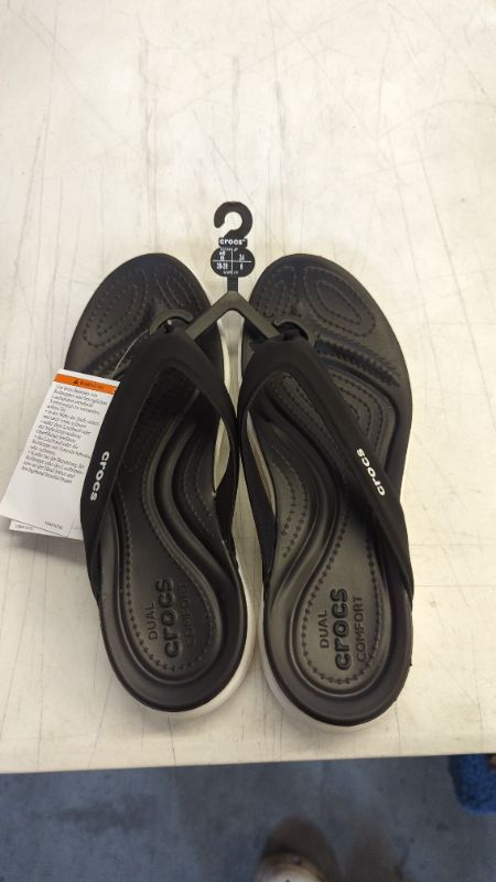 Photo 2 of Crocs Women's Capri V Sporty Flip Flops | Sandals 8 Black