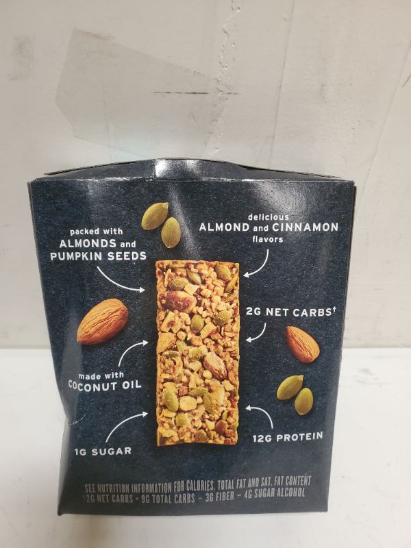 Photo 3 of :ratio KETO Friendly Crunchy Bars, Toasted Almond, Gluten Free Snack, 4 ct Toasted Almond (Pack of 1)