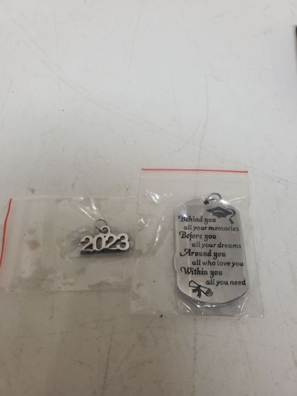Photo 3 of 2023 Graduation Keychain " Behind you all your memories Before you all your dreams Around you all who love you Within you all you need"