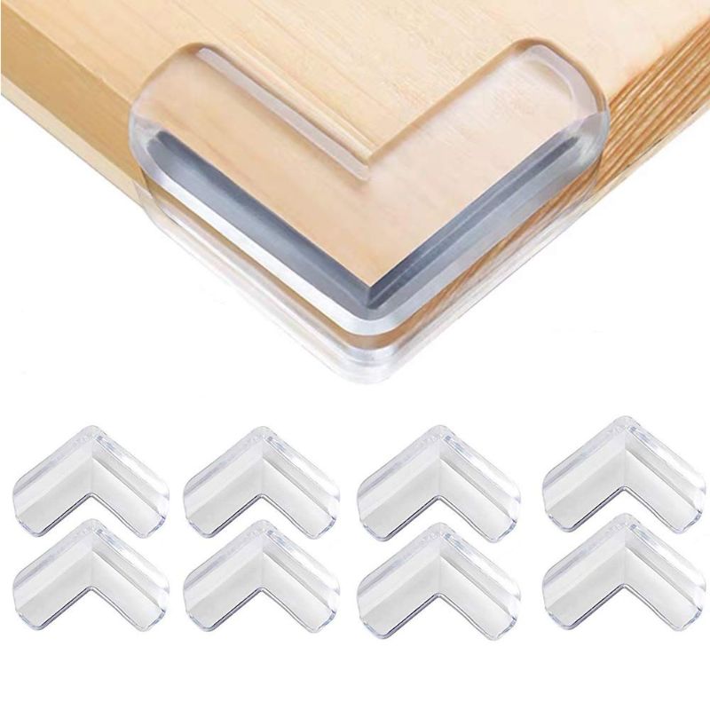 Photo 1 of BABY SAFETY CORNER SET 16 FOAM GUARDS 6 CLEAR GUARDS 4 GLASS GUARDS 26 CORNER CUSHIONS AND 20 PIECE ADHESIVE STRIPS NEW 
