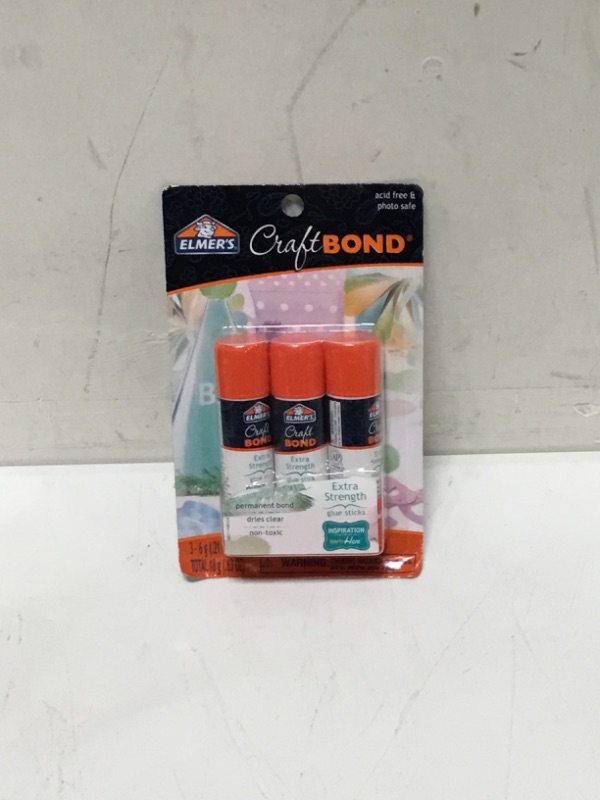 Photo 2 of Elmer's Craft Bond Extra Strength Glue Sticks, 3pc