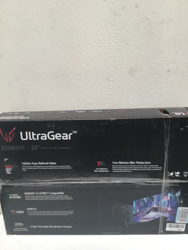 Photo 2 of (PARTS ONLY)
LG UltraGear FHD 32-Inch Gaming Monitor 32GN50T S 1ms (GtG) with VESA DisplayHDR 400, NVIDIA G-SYNC and AMD FreeSync, 165Hz, Black
32GN50T