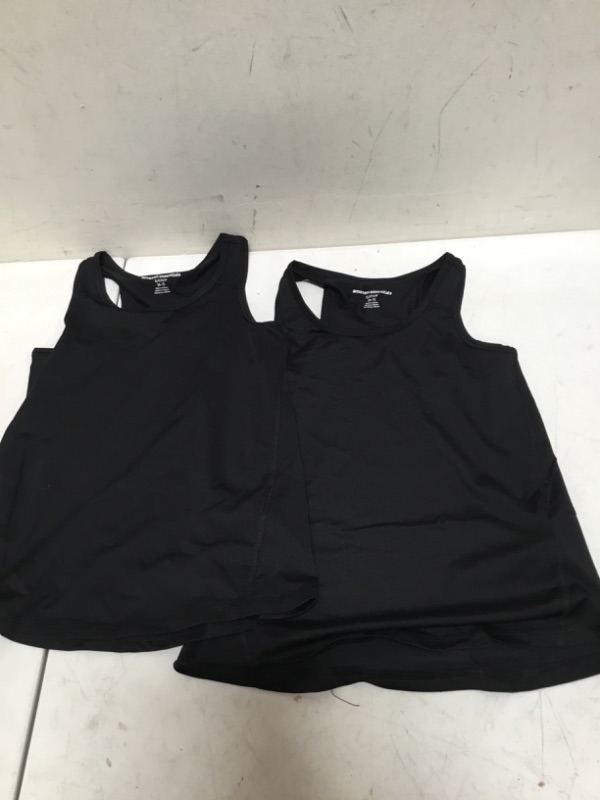 Photo 2 of  2-pack Black cotton vest top ( Small )