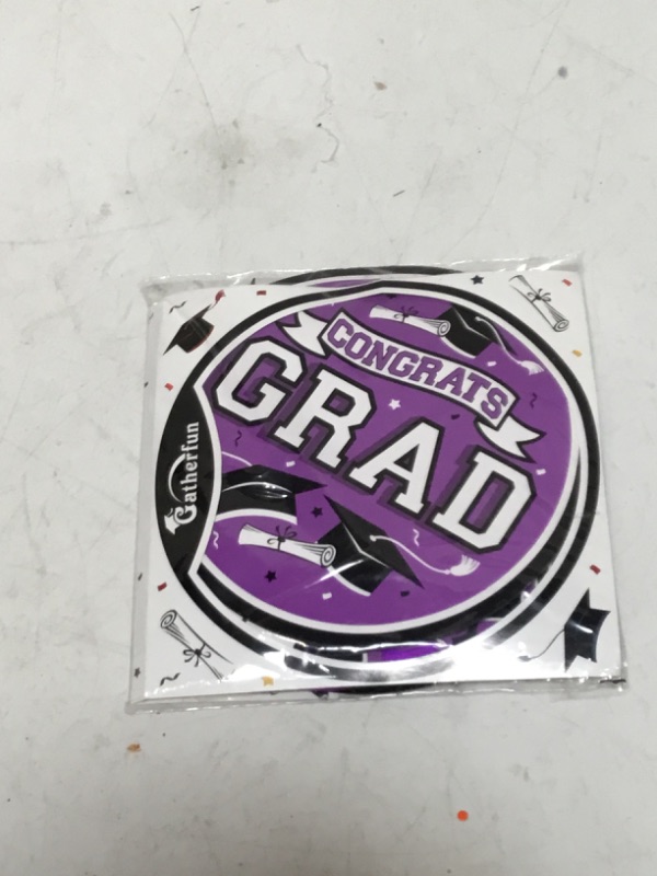 Photo 2 of 31 Pieces Graduation Decorations Class of 2023, Graduation Hanging Swirl Congrats Grad and Graduation Party Decorations(Purple, Black)