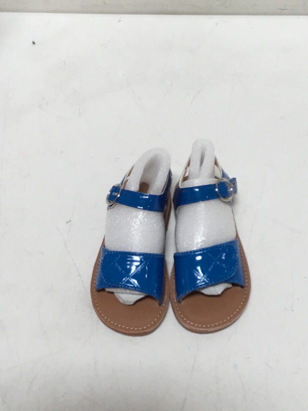 Photo 2 of THEE BRON Blue Princess Sandals Toddler/Little Girl(AA312,Blue/6M)