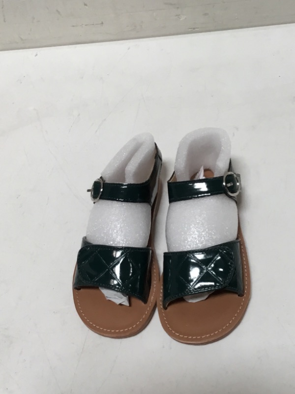 Photo 1 of THEE BRON Army Green Princess Sandals Toddler/Little Girl(AA312,Green/8M)