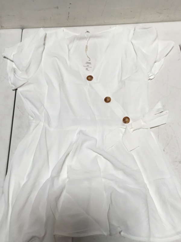 Photo 2 of Aokosor Work Blouses for Women Buttons Down Shirts White Business Dressy Casual Outfits M