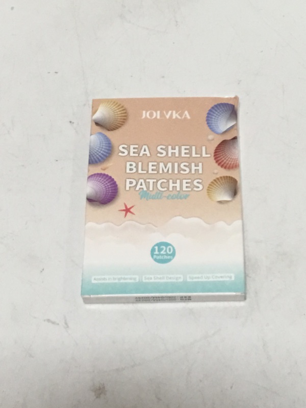 Photo 2 of JOLVKA SeaShell Pimple Patches - Hydrocolloid Dots For Spot Stickers 120 Patches - Blemish Cover - Zit Patches For Face - Vegan And Cruelty-Free Skincare