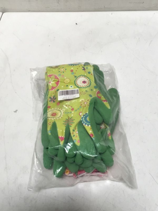 Photo 1 of WINUP 6 Pairs Gardening Work Gloves for Women, Thornproof Rubber Coated,Breathable Knit for Yard and Household Chores
