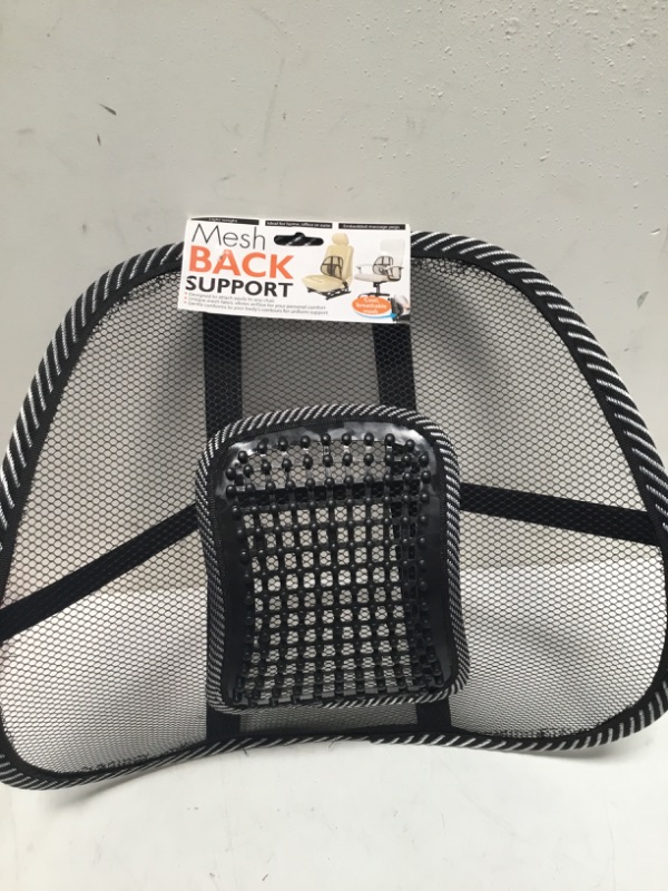 Photo 1 of Ki Mesh Back Support With Massage Pegs