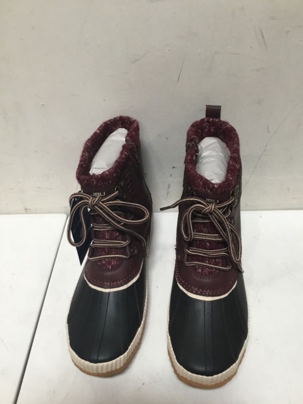 Photo 3 of JBU by Jambu Women's Athena Waterprroof Snow Boot, Burgundy, 8