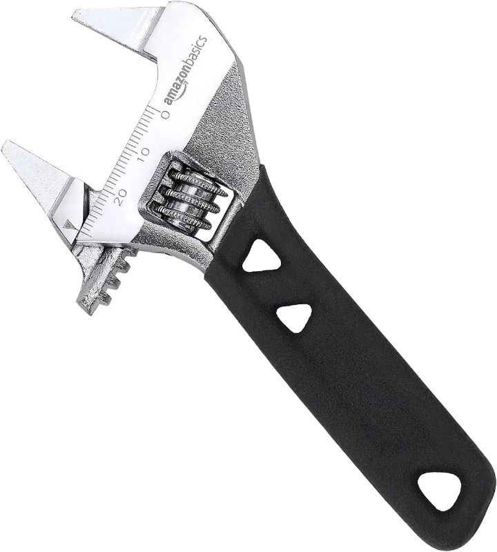 Photo 1 of  Basics 5.5-Inch (140mm) Slim Jaw Adjustable Wrench, 1-3/16-Inch(30mm) Jaw Capacity