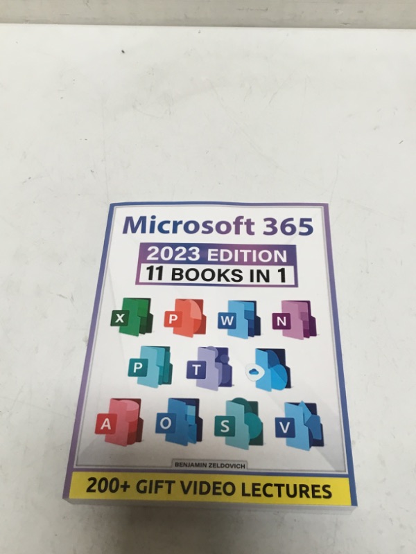 Photo 2 of Microsoft 365: 11 Books in 1: The Ultimate All-in-One Bible to Master Excel, Word, PowerPoint, Outlook, OneNote, OneDrive, Access, Publisher, SharePoint, Teams and Visio with Step-by-Step Tutorials