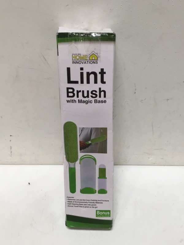 Photo 1 of Home Innovations Pet Hair Lint Brush Set W/ Self Cleaning Base Material