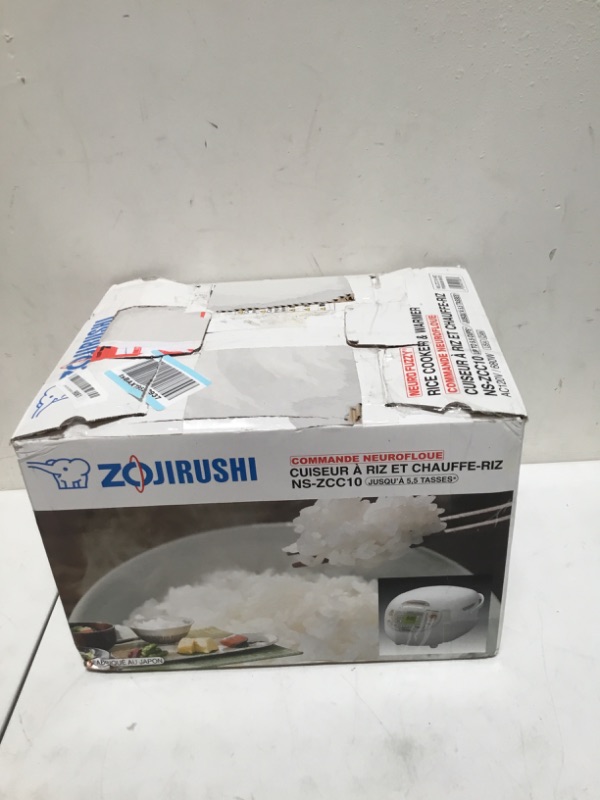 Photo 2 of Zojirushi, Made in Japan Neuro Fuzzy Rice Cooker, 5.5-Cup, Premium White