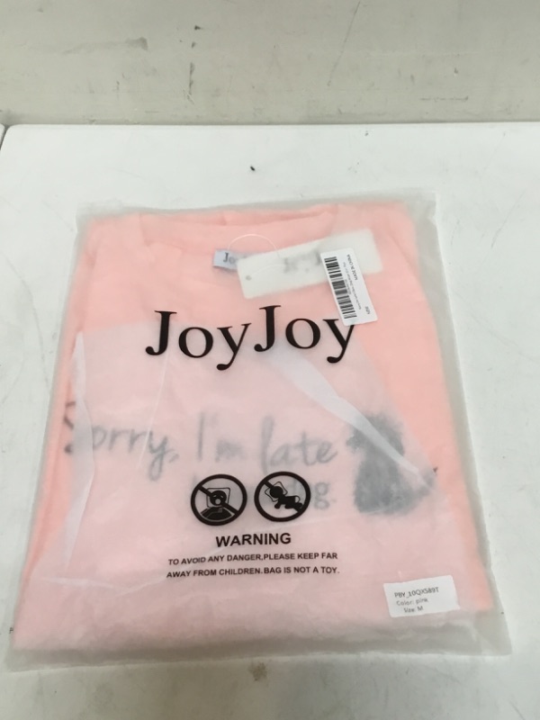 Photo 2 of Sorry I'm Late I Saw A Dog Graphic Tee Shirts for Women Short Sleeve Funny Letter Print T Shirt Cute Dog Mom Shirt Pink (medium)