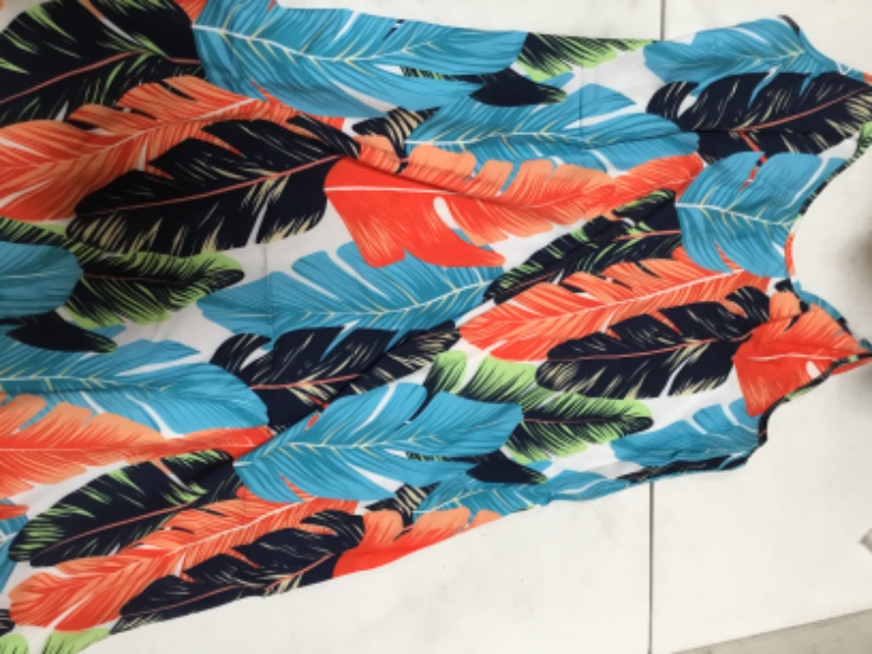 Photo 1 of Tropical Print Hidden Pocket Cami Dress 2XL