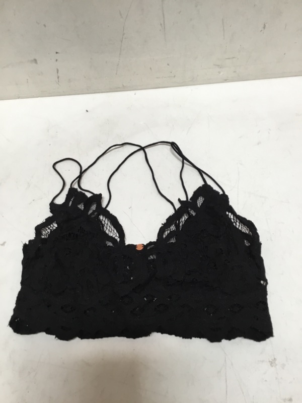 Photo 2 of BLACK LACE ME UP BRALETTE (XS/S)
