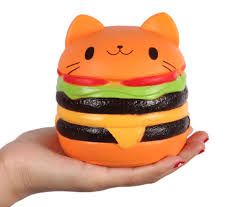Photo 1 of Anboor Squeeze Toys Hamburg Giant Slow Rising Cat Stress Relief Toys Squishy Kawaii Minou
