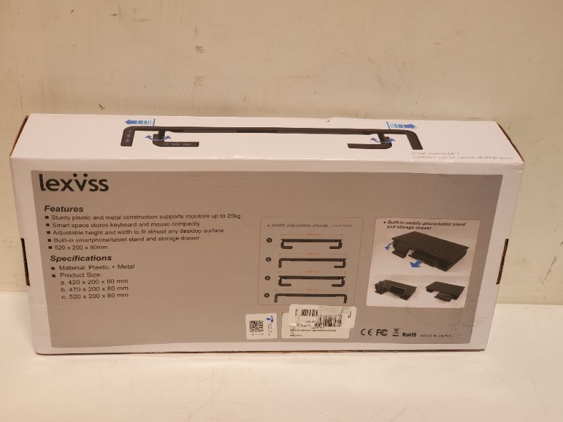 Photo 4 of lexvss - FOLDING MONITOR STAND with 2A1C HUB & CHARGING PORTS