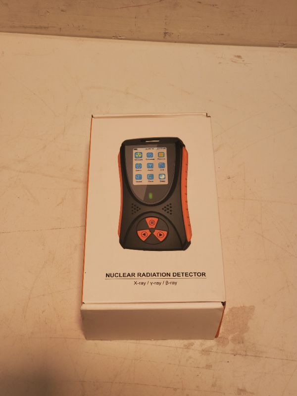 Photo 2 of Geevorks Geiger Counter Nuclear Radiation Detector,X, ? and ? Rays Tester Electromagnetic Nuclear Radiation Detector Real Time Monitoring Automatic Exceedance Alarm with Fault Self-check Function