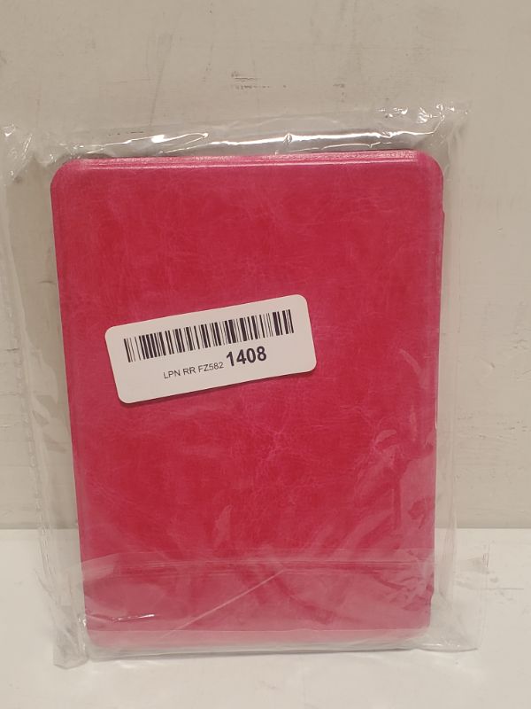 Photo 2 of  E-Reader Sleeve Auto Wake/Sleep 6 Inch Folio Cover PU Leather Smart Case Magnetic ROSE RED
