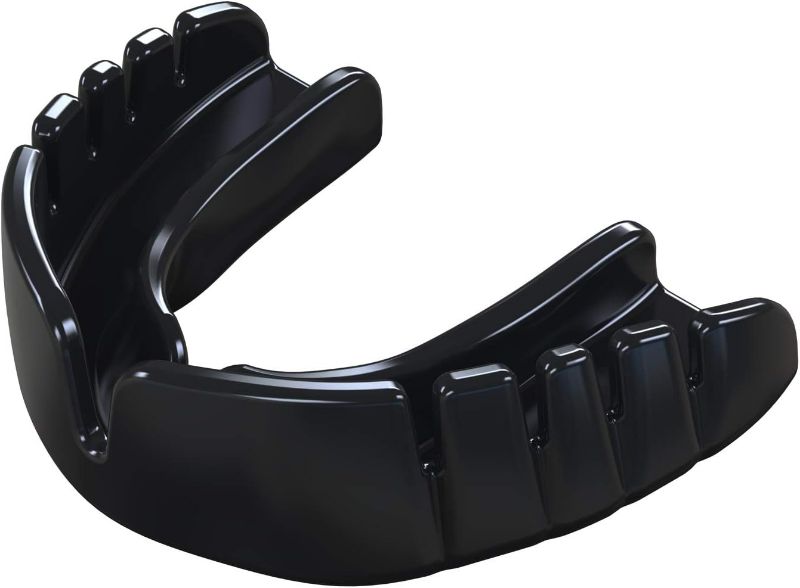 Photo 1 of OPRO Silver Youth Sports Mouthguard, Gum Shield Featuring Revolutionary Fitting Technology for Hockey, Lacrosse, Rugby, Boxing and Other Contact and Combat Sports - BLK 